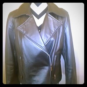 Leather Biker Jacket!!